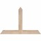Ekena Millwork Portland Smooth Timber Gable Bracket, Douglas Fir, 36"W x 24"H x 1 1/2"D x 3 1/2"F, 16/12 Pitch GBW036X24X0204POR00SDF - alternate 1